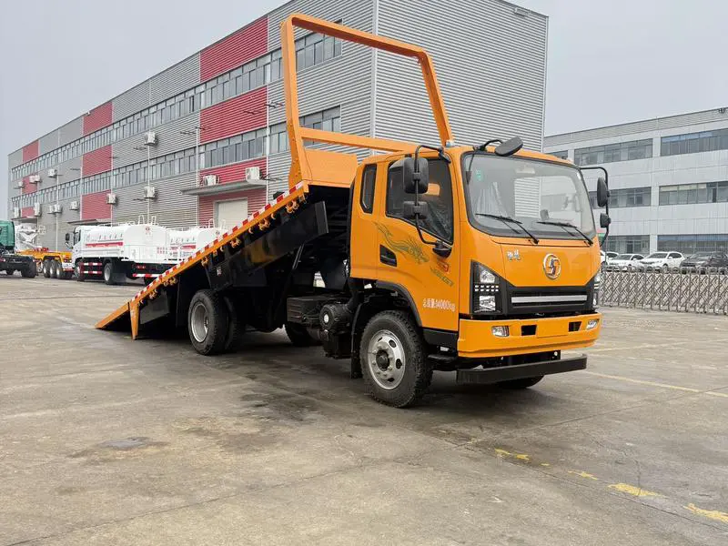 SHACMAN G1 Flatbed Tow Truck 02 SHACMAN G1 Flatbed Tow Truck 02