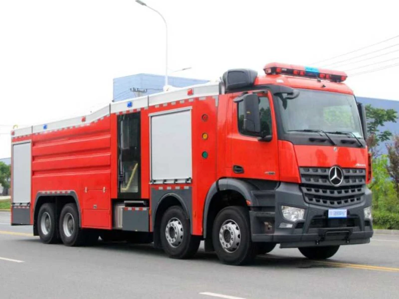 Chengli Completes Commissioning of Mercedes-Benz 8×4 18-Ton Foam Fire Truck