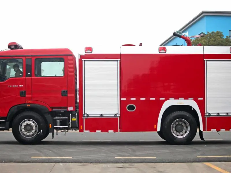 Howo 8-Ton Foam Fire Truck 