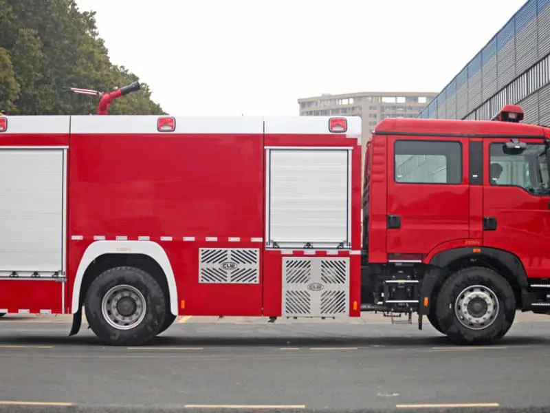 Howo 8-Ton Foam Fire Truck 