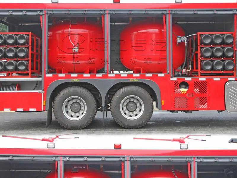 Howo 4-Ton Dry Powder Fire Truck 02