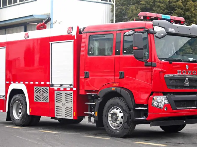 Howo 8-Ton Foam Fire Truck 