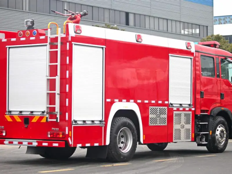 Howo 8-Ton Foam Fire Truck 