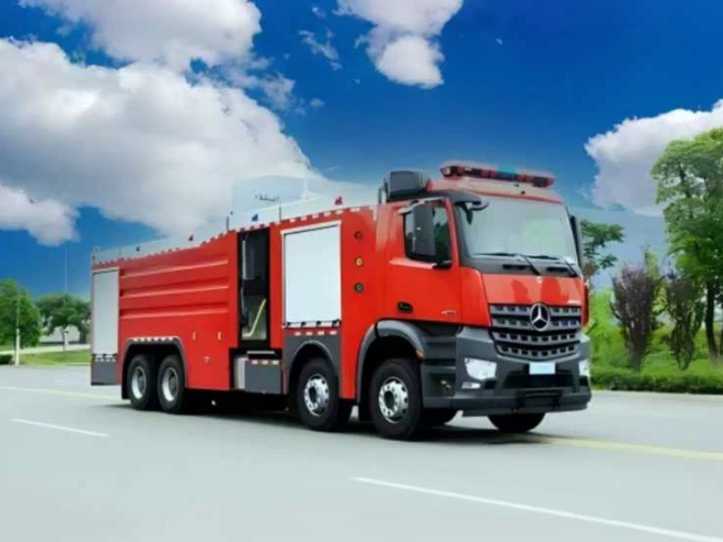 Mercedes-Benz 8×4 Foam Fire Truck 06