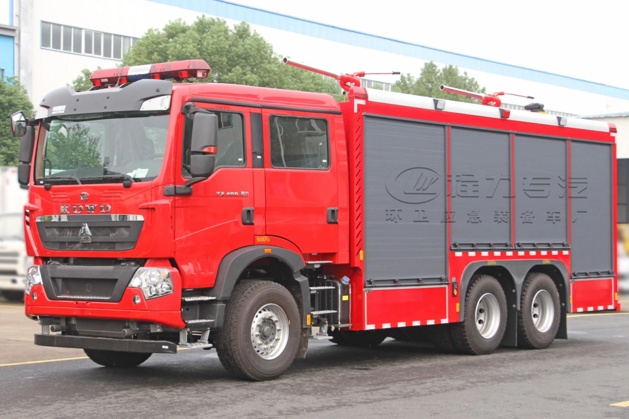 Howo 4-Ton Dry Powder Fire Truck