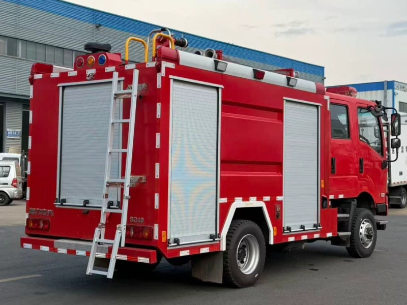DFAC 4×4 Fire Truck – 4-Ton Water Tank Fire Fighting Vehicle