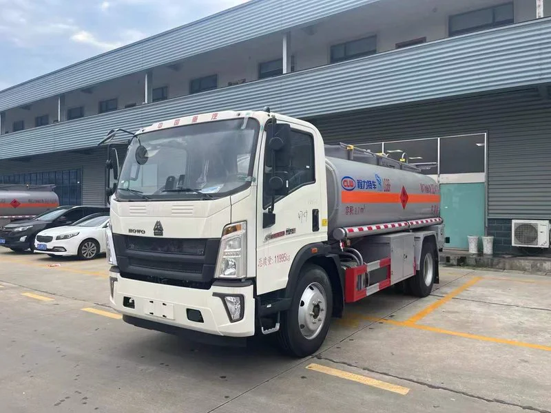 Howo 9.7m3 Oil Tanker Truck 02 Howo 9.7m3 Oil Tanker Truck 02