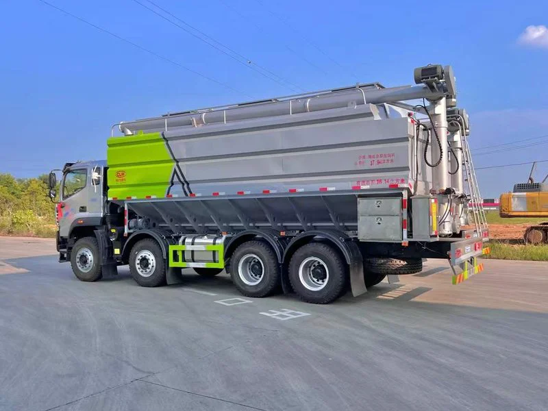 Auman 8x4 Bulk Feed Transport Truck 03 Auman 8x4 Bulk Feed Transport Truck 03