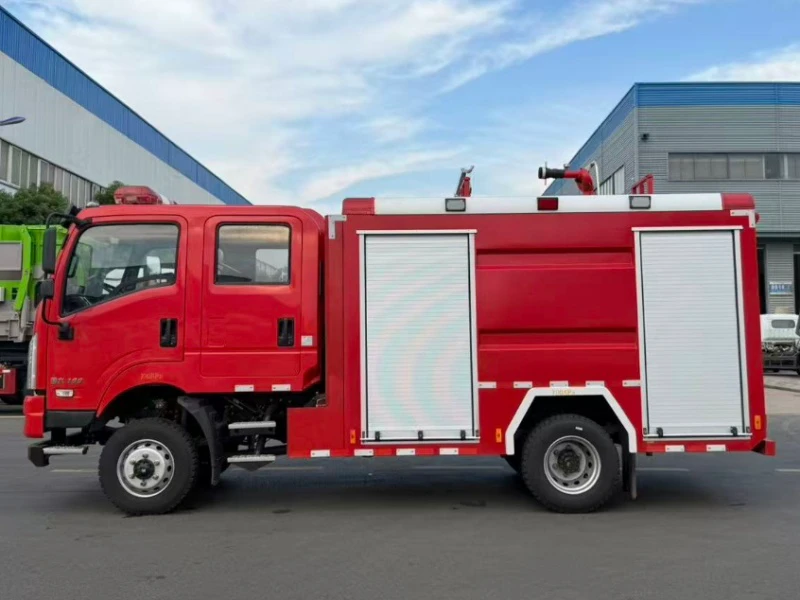 DFAC 4×4 Fire Truck – 4-Ton Water Tank Fire Fighting Vehicle