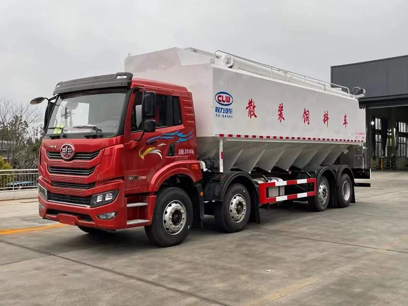 FAW 8×4 40m³ Bulk Feed Transport Truck