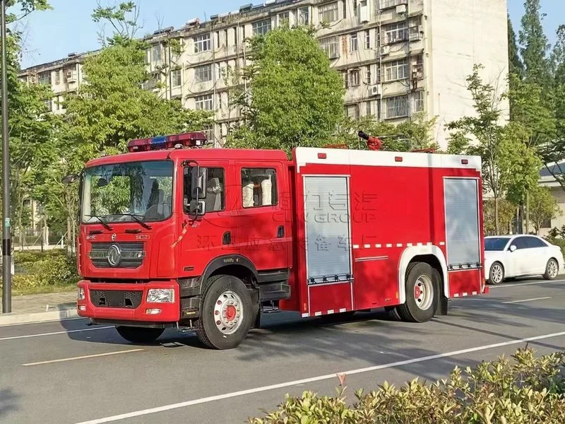 DFAC 6-Ton Water Tank Fire Truck