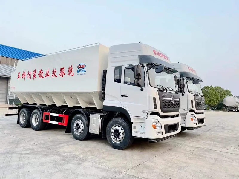 DFAC 8x4 Bulk Feed Transport Truck 01 DFAC 8x4 Bulk Feed Transport Truck 01