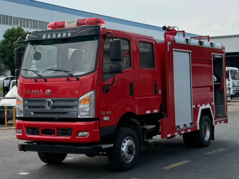 DFAC 4×4 Fire Truck – 4-Ton Water Tank Fire Fighting Vehicle