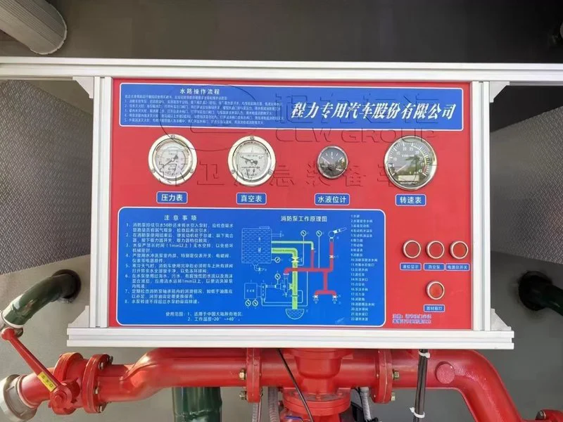 DFAC 6-Ton Water Tank Fire Truck