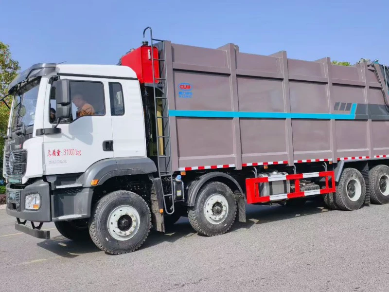 Shacman 8×4 38cbm Compressed Garbage Truck