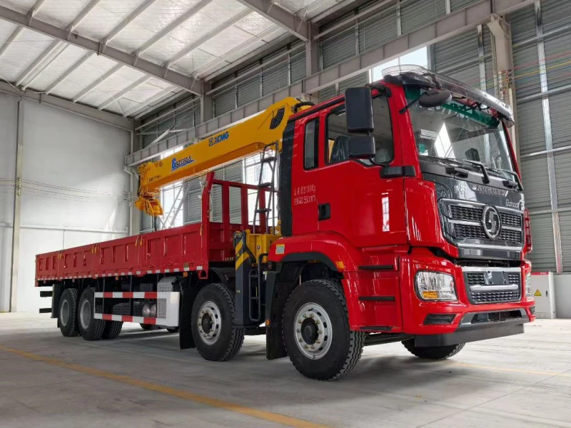 Shacman 8x4 14 Ton Truck Mounted Crane - Production Completed & Ready for Delivery