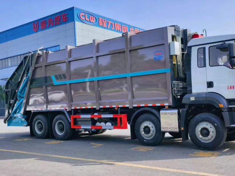 Shacman 8×4 38cbm Compressed Garbage Truck