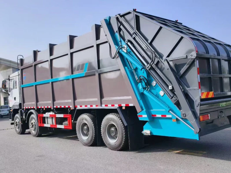 Shacman 8×4 38cbm Compressed Garbage Truck 06