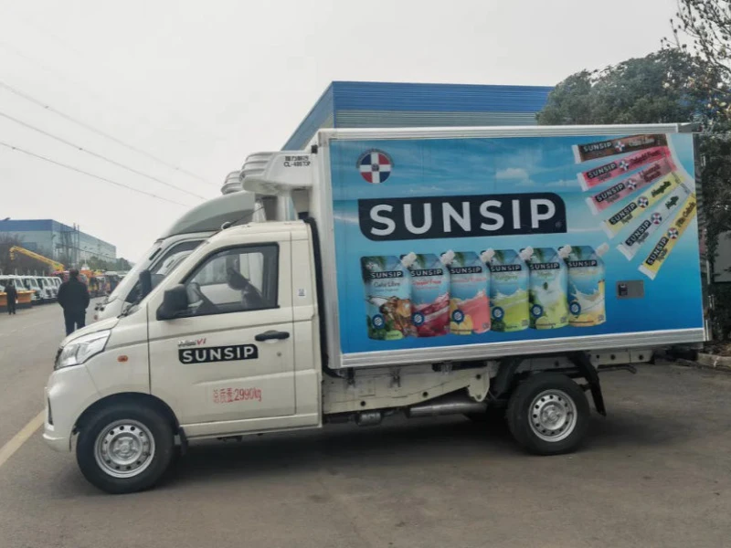 Foton Light Duty Refrigerated Truck Frozen Food Mini Truck