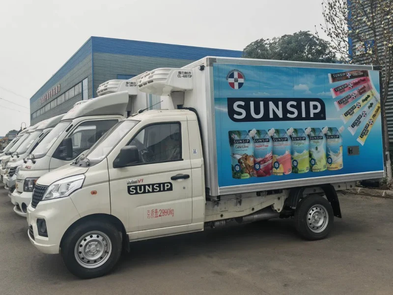 Foton Light Duty Refrigerated Truck Frozen Food Mini Truck