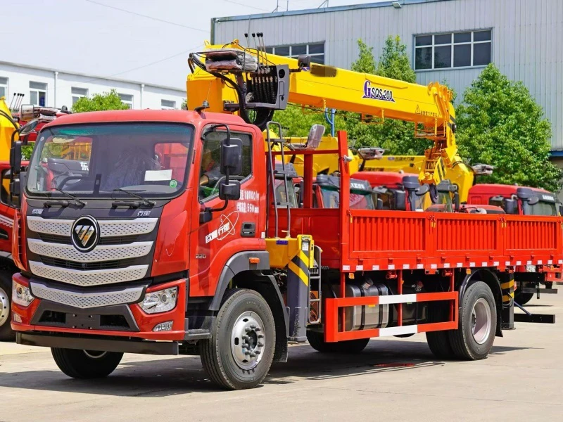 Foton 4×2 8-Ton Boom Crane Truck