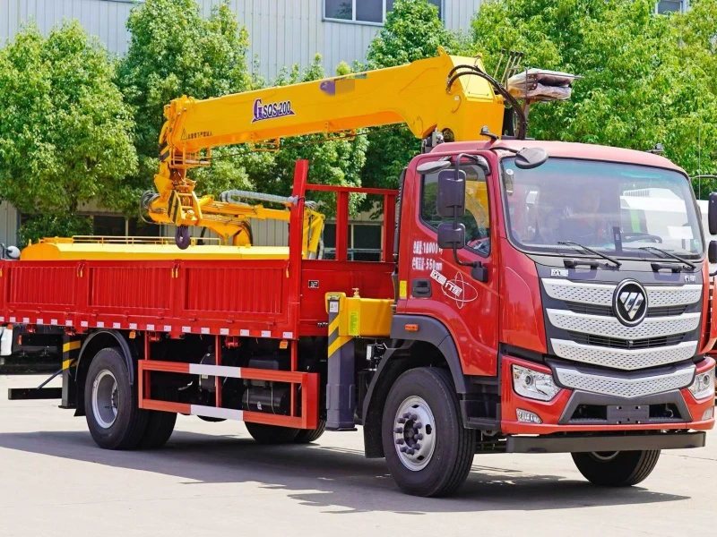 Foton 4×2 8-Ton 5-Section Boom Crane Truck 03 Foton 4×2 8-Ton 5-Section Boom Crane Truck 03