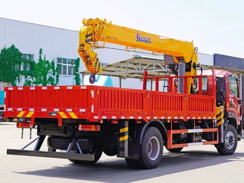 Foton 4×2 8-Ton 5-Section Boom Crane Truck 06 Foton 4×2 8-Ton 5-Section Boom Crane Truck 06