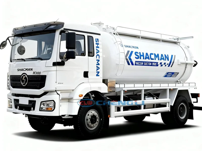 Shacman 4×2 Vacuum Sewage Suction Truck with 15 Cubic Meters Capacity