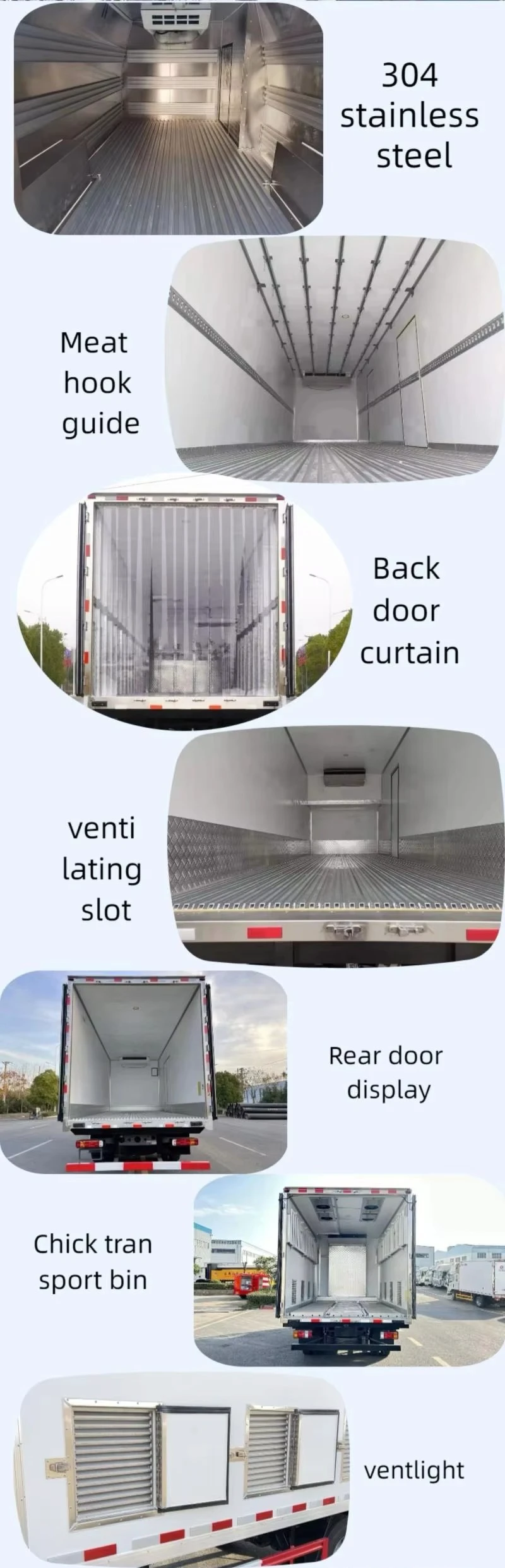Details of the refrigerated truck 01 Details of the refrigerated truck 01