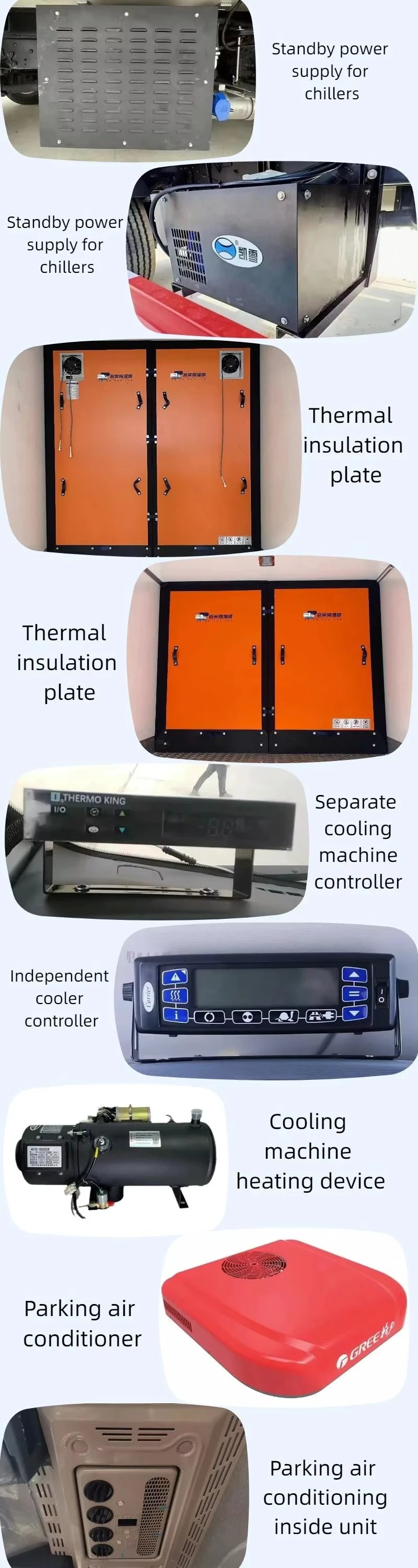Details of the refrigerated truck 04 Details of the refrigerated truck 04