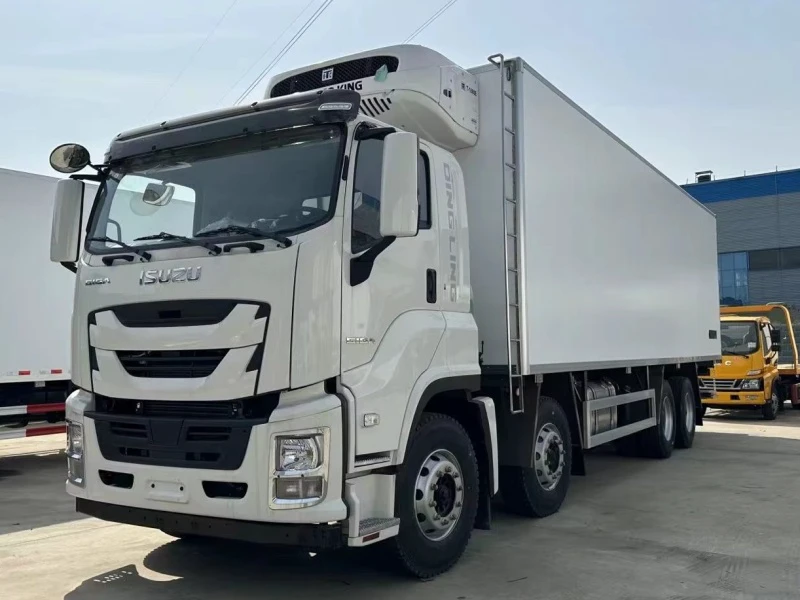 ISUZU GIGA 8×4 refrigerated truck