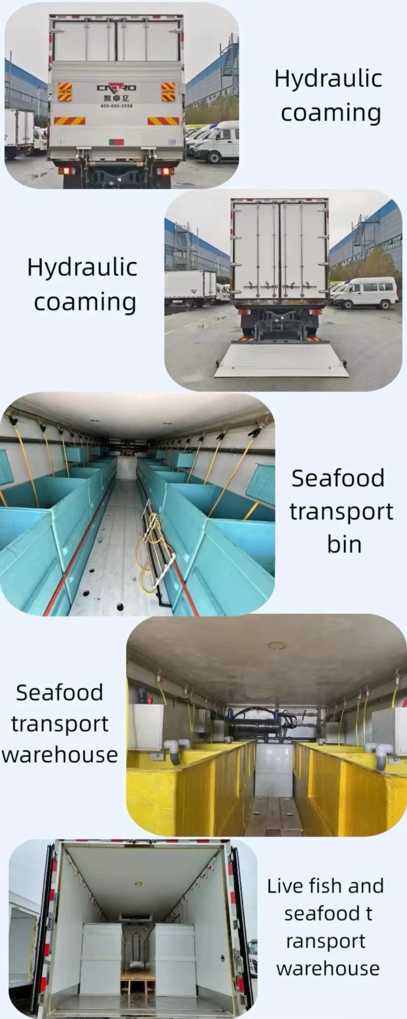 Details of the refrigerated truck 02 Details of the refrigerated truck 02