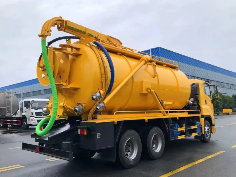 Isuzu 20 Tons Vacuum Sewage Suction Truck 2 Isuzu 20 Tons Vacuum Sewage Suction Truck 2
