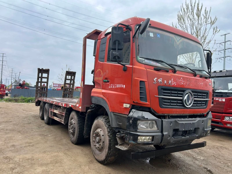 Used Dongfeng Tianlong 8×4 Flatbed Truck