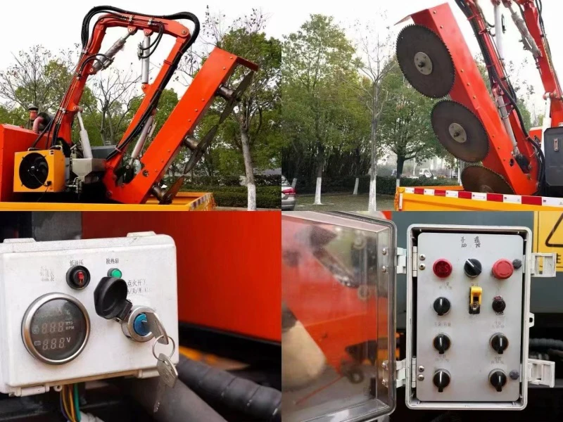JMC Folding Arm Hedge Trimming Truck