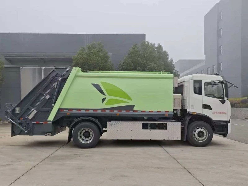 18-Ton Dongfeng 4×2 Electric Compactor Garbage Truck 03 18-Ton Dongfeng 4×2 Electric Compactor Garbage Truck 03