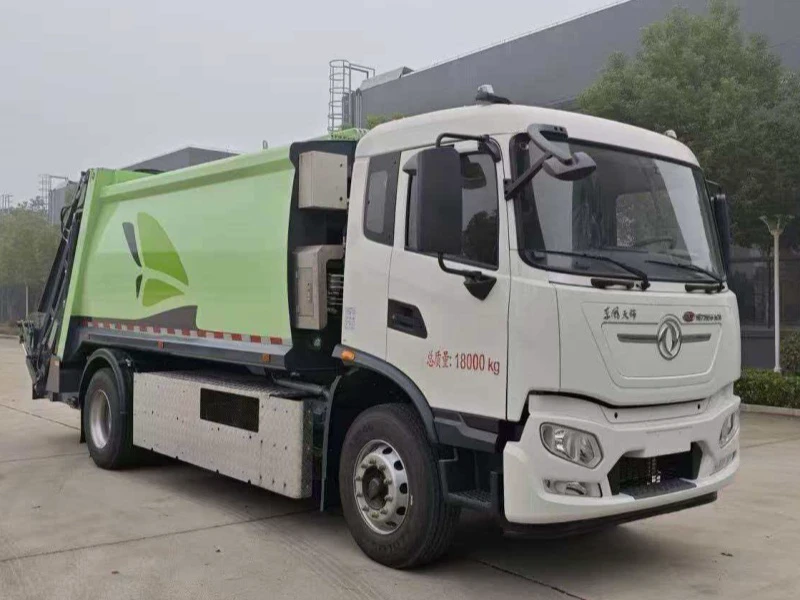 18-Ton Dongfeng 4×2 Electric Compactor Garbage Truck